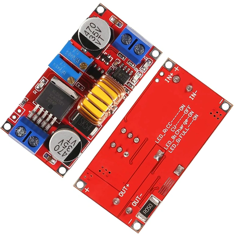 XL4015 podesivi konverter – pogled odozgo