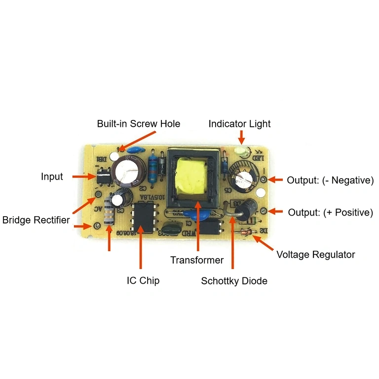 Tehnička oznaka – napajanje 5V 2A Tehničke informacije s naljepnice 5V napajanja