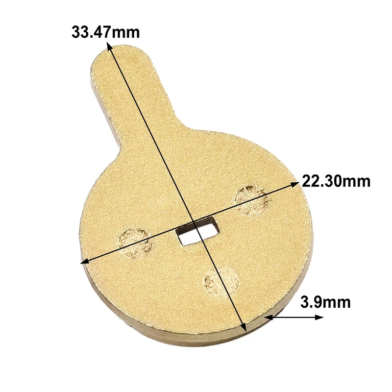 Dimenzije kočionih pločica: 33,5 x 22,3 x 3,9 mm