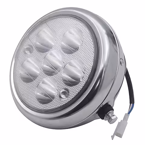 LED okrugla svjetla 5 inča za električni skuter, motor, Citycoco i Harley – osvjetljenje 12V-80V