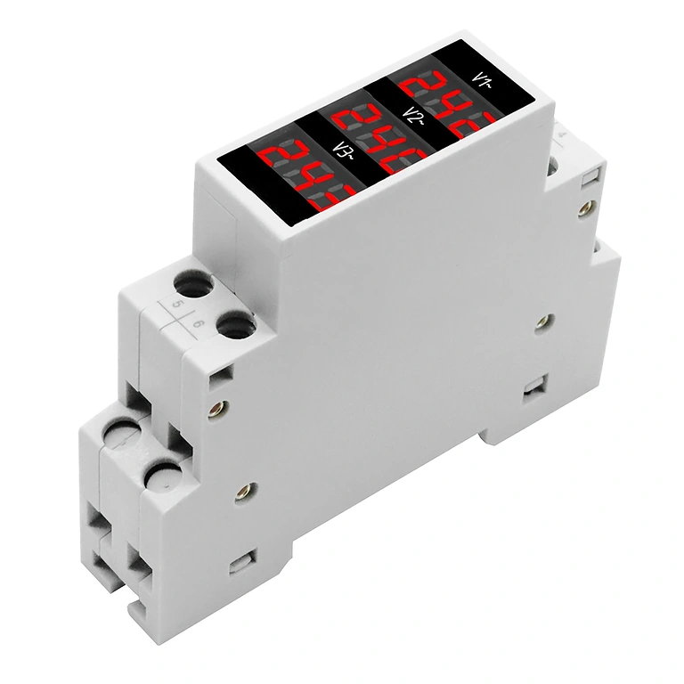 Montaža digitalnog voltmetra u industrijski električni panel