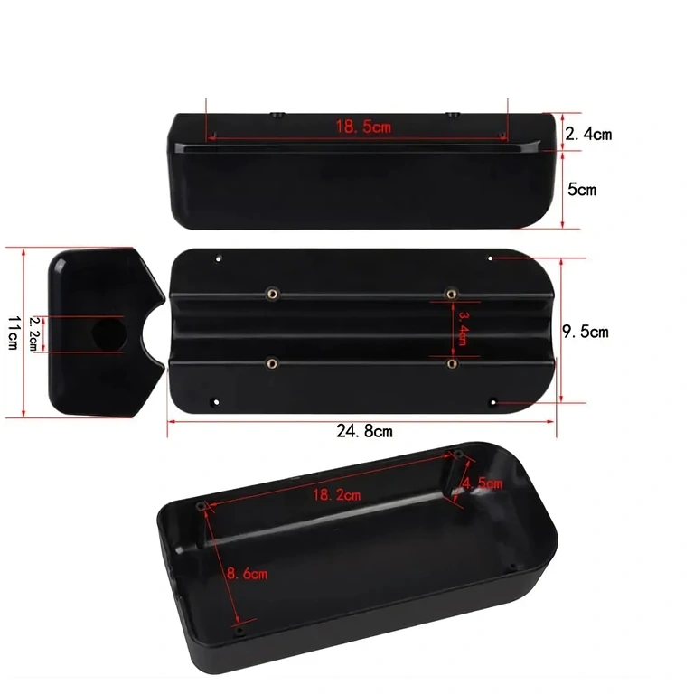 Kutija dimenzija 24,8 x 9,5 x 5 cm
