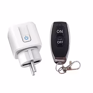 Prednji prikaz utičnice s daljinskim upravljačem