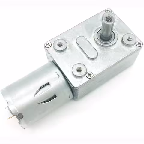 Motor s reduktorom 12V GY-370 – crvački motor, niska brzina, visok moment i funkcija samoblokiranja