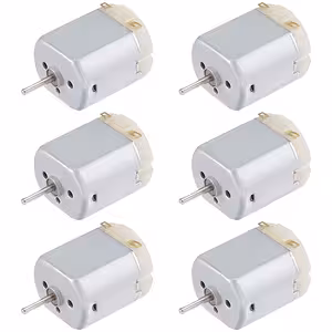 Mini DC motor 130, prednji prikaz, set od 6 komada