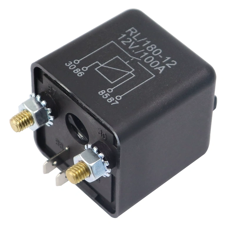 Automobilski relej 12V 100A, bočni prikaz kompaktne kućište