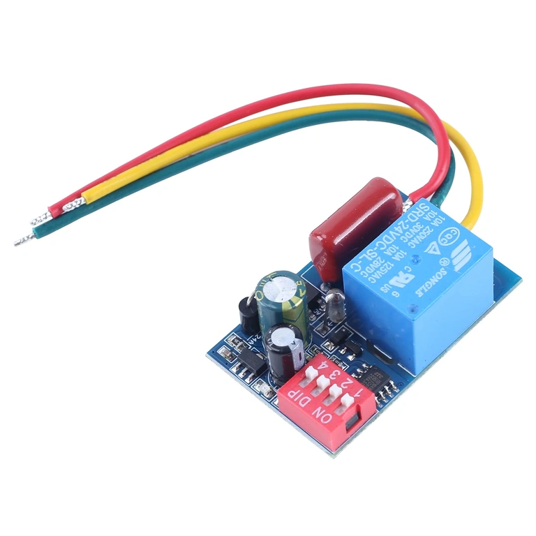 Komponente mehaničkog/analognog vremenskog modula releja, prikaz detalja