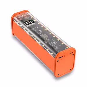 Kućište power banka za 8 18650 baterija, prednji prikaz