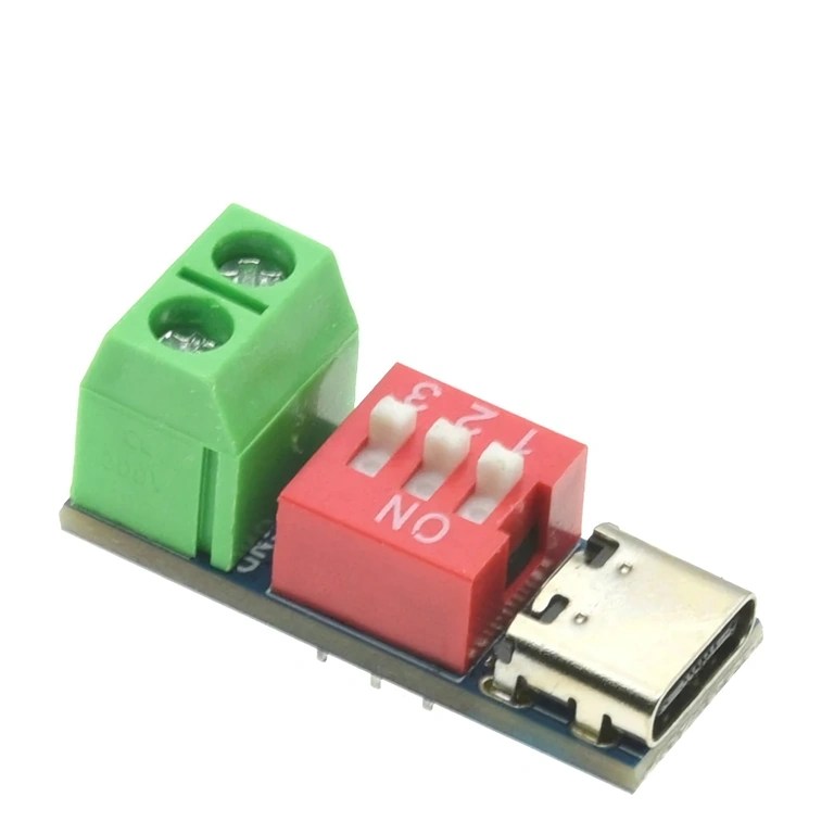 USB-C PD modul decoy s odabiračem 5V–20V