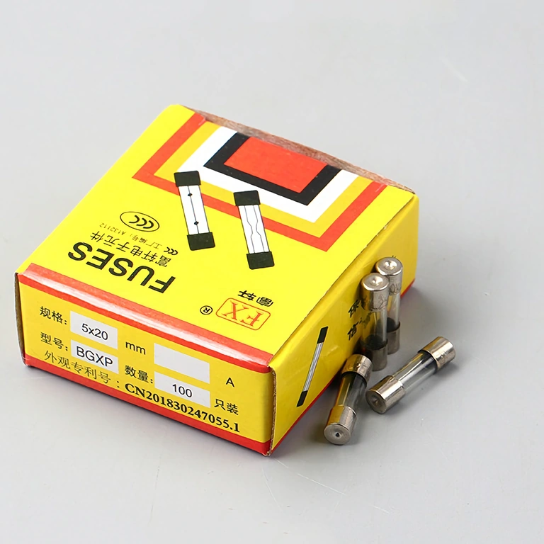 Komplet od 100 staklenih osigurača 10A 5x20 mm