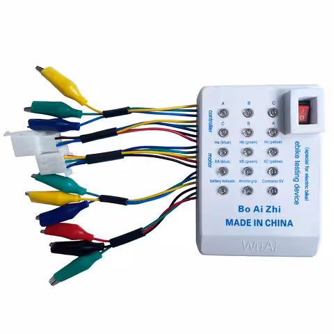 Universalni tester za električni bicikl i skuter – brushless motor s Hall senzorima, 24-72V